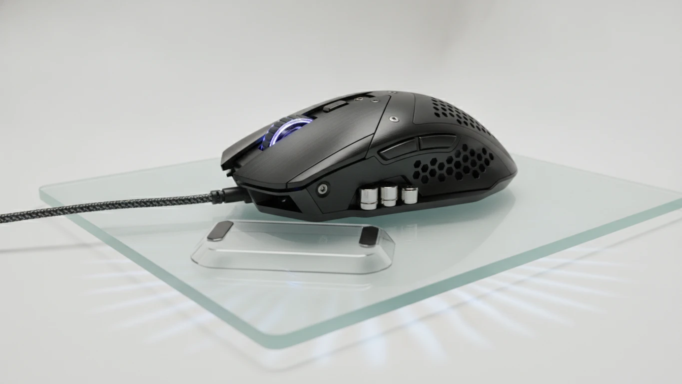 Precision Gaming Mouse with Weight Tuning