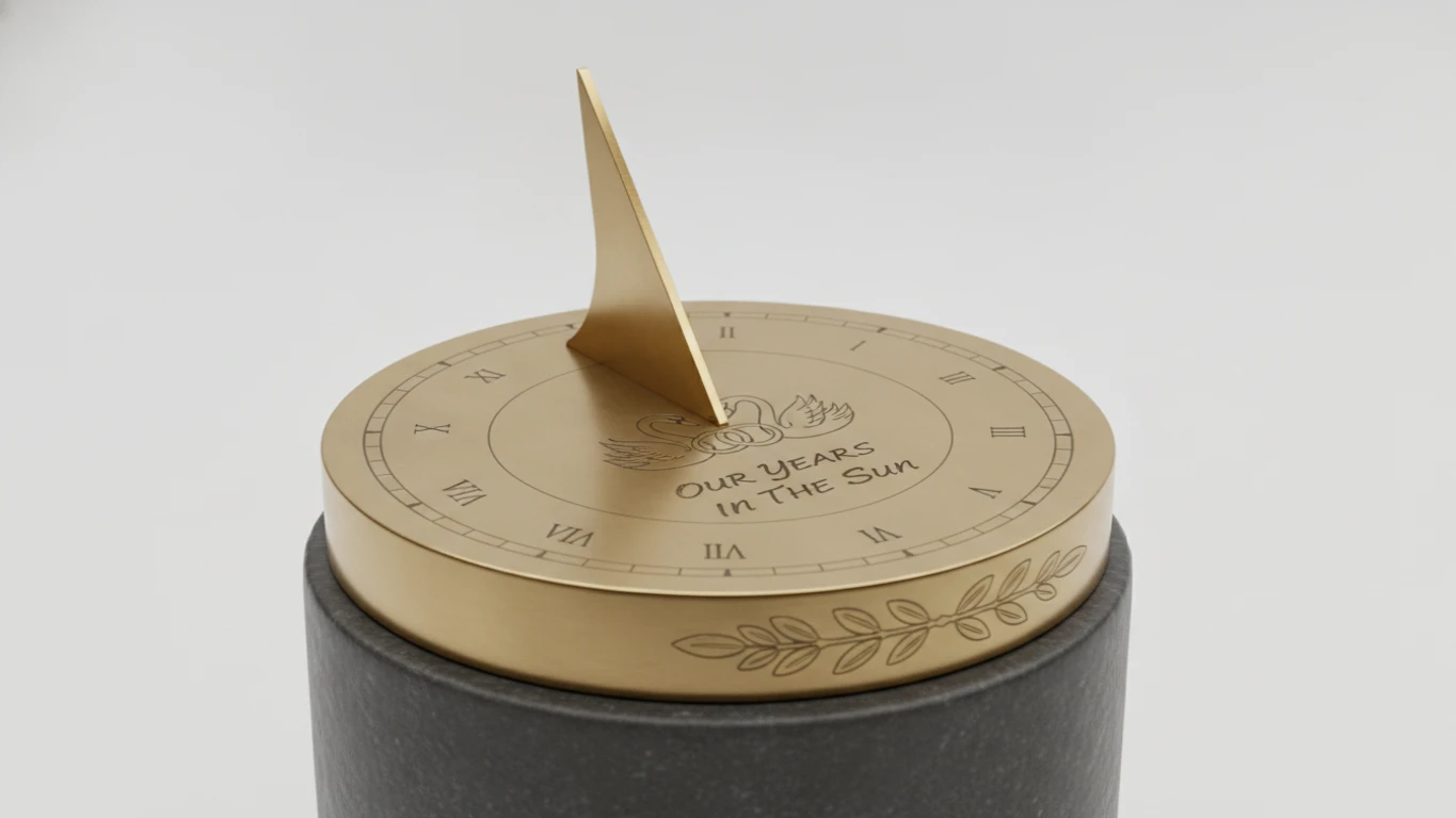 Premium Brass Anniversary Sundial