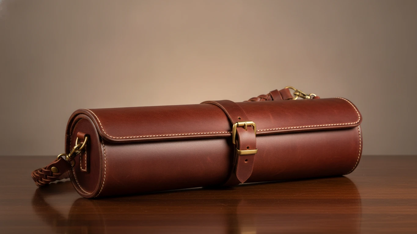 Premium Leather Document Tube