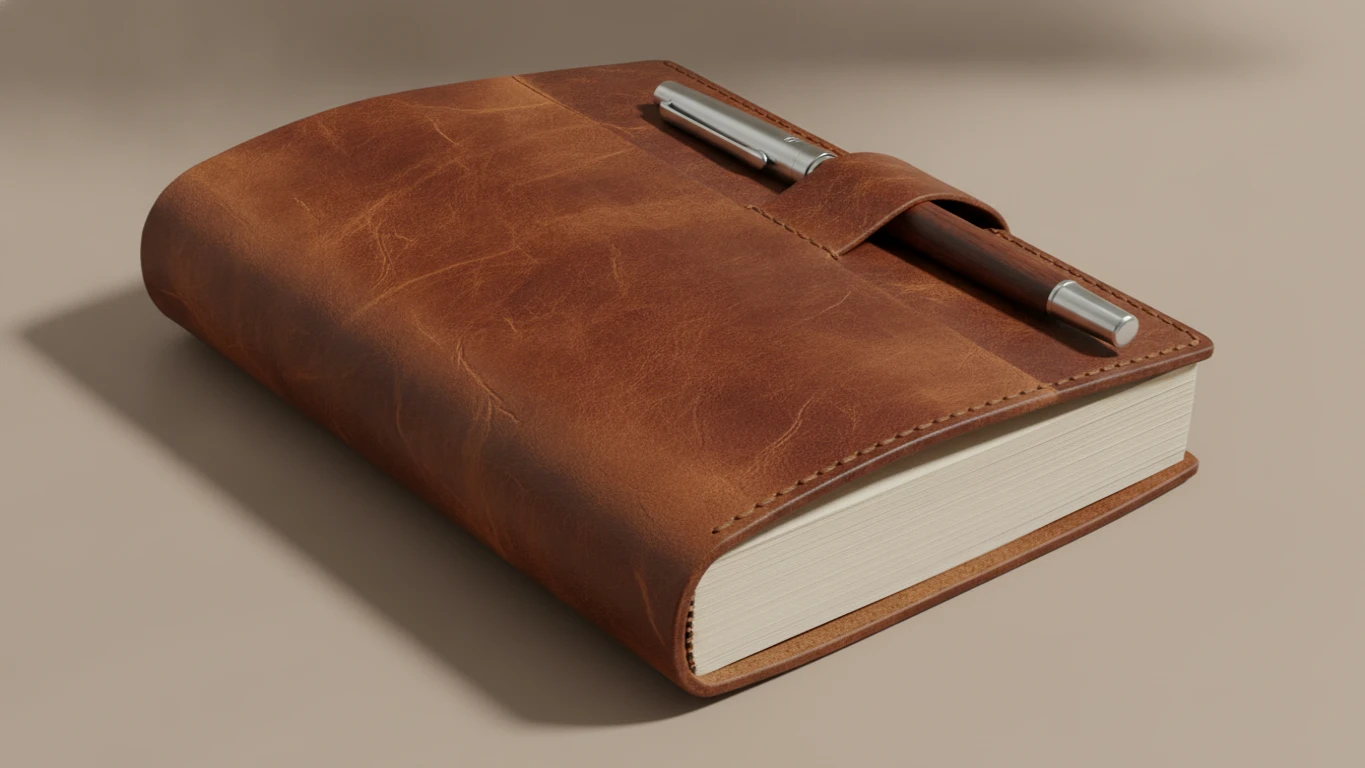 Premium Leather Journal with Pen Loop