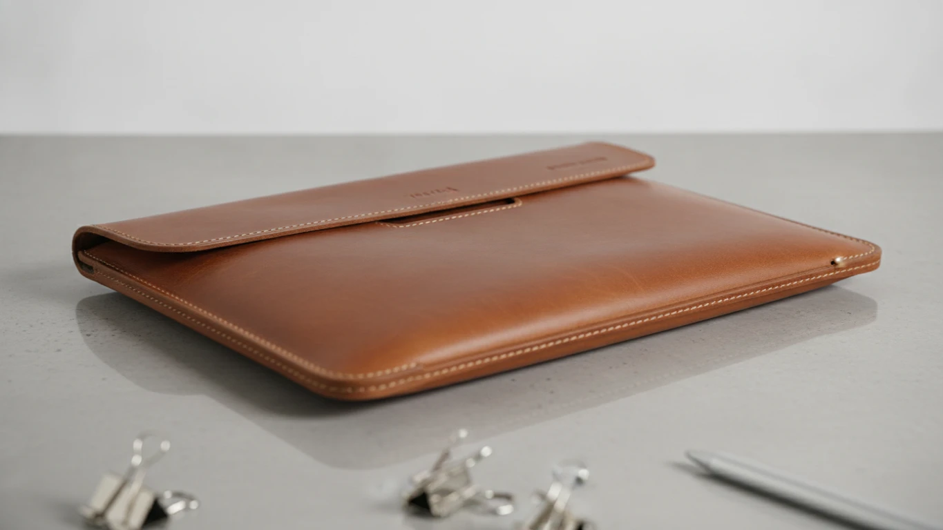 Premium Leather Laptop Sleeve