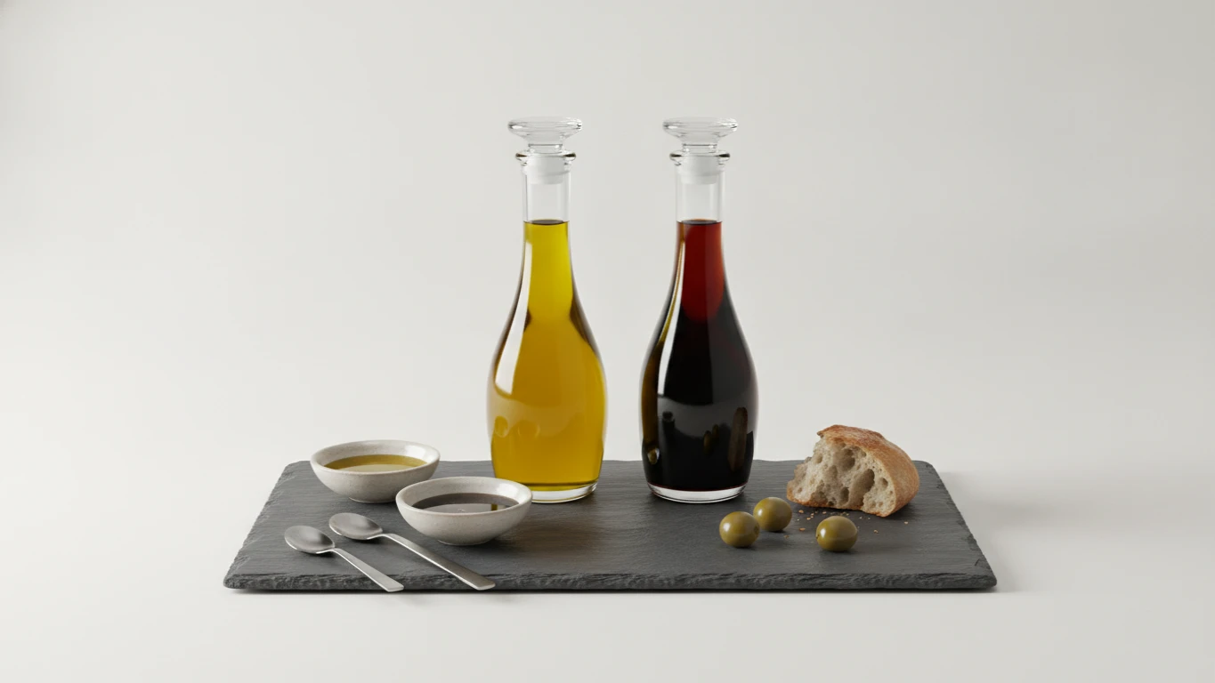 Premium Olive Oil and Balsamic Tasting Set