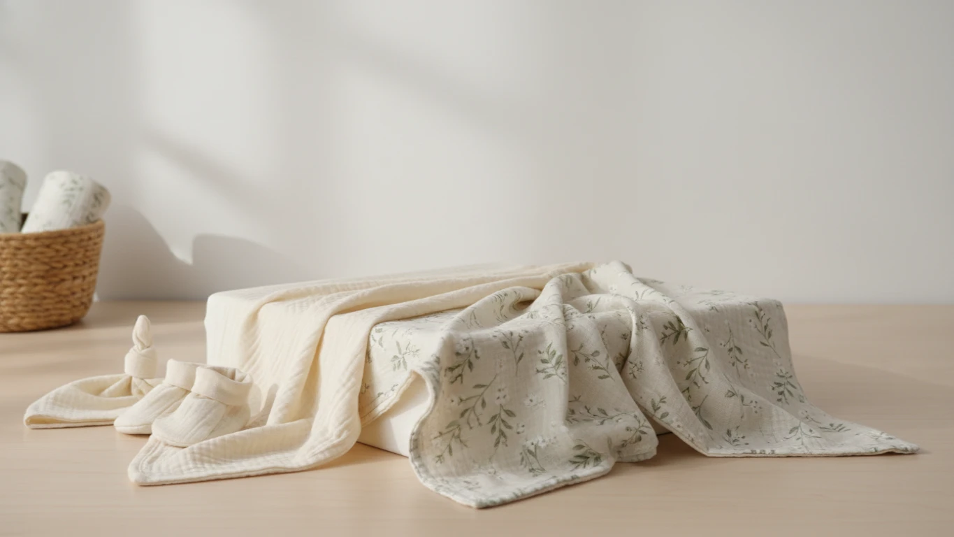 Premium Organic Cotton Swaddle Set