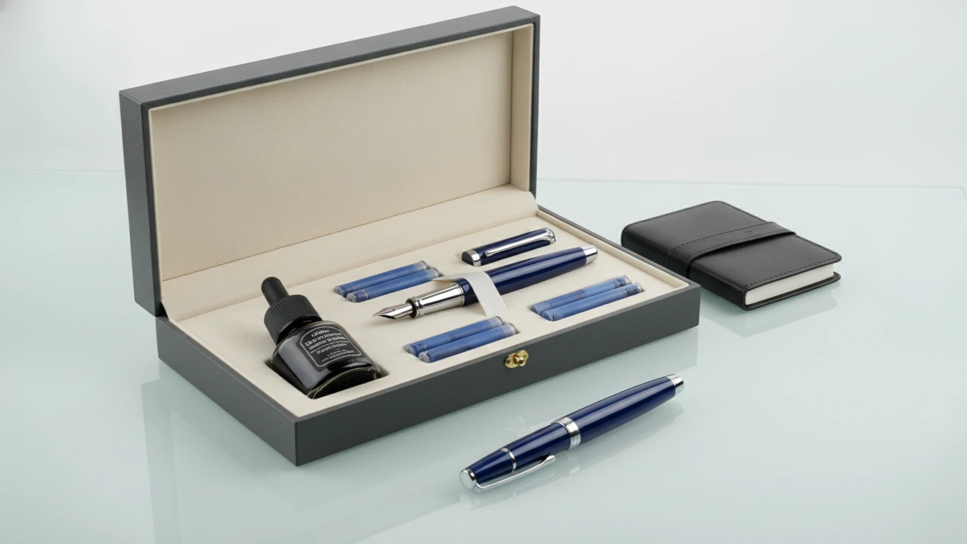 Premium Refillable Fountain Pen Set