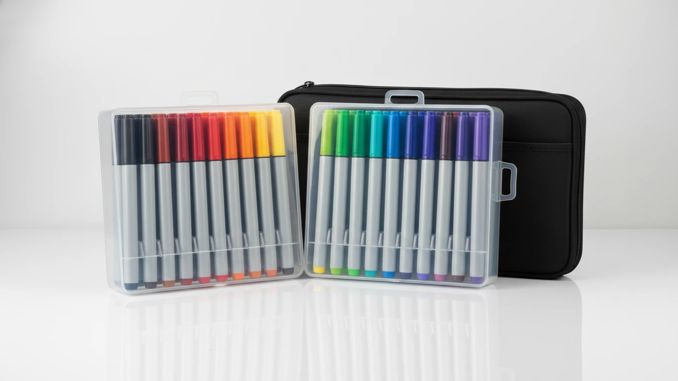 Professional 120-Piece Dual-Tip Marker Set