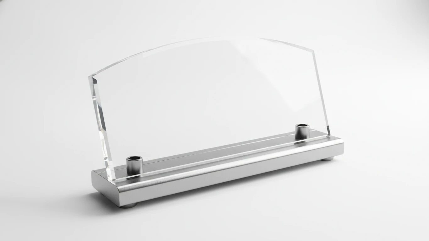 Professional Acrylic Desk Name Plate