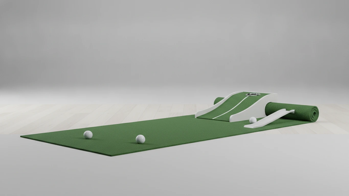 Professional Ball-Return Indoor Putting Green