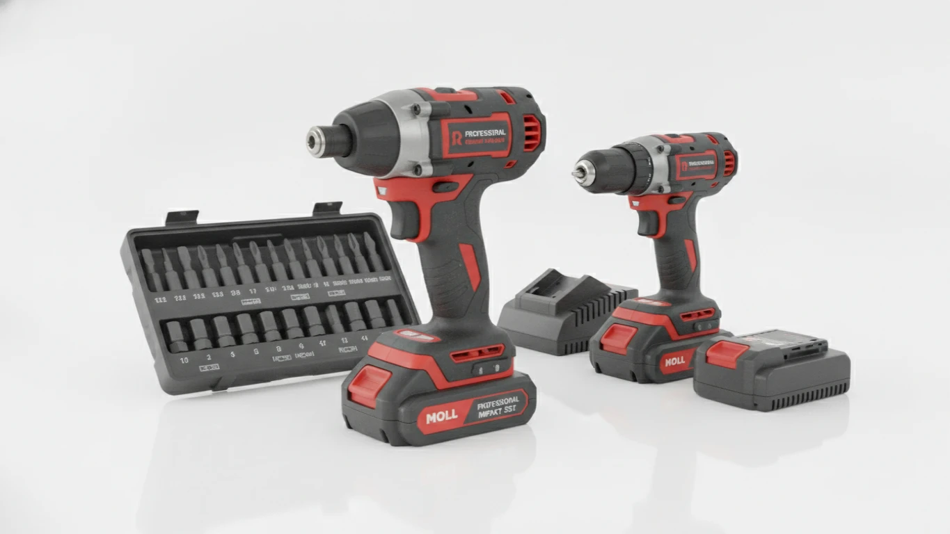 Professional Brushless Impact Driver Set