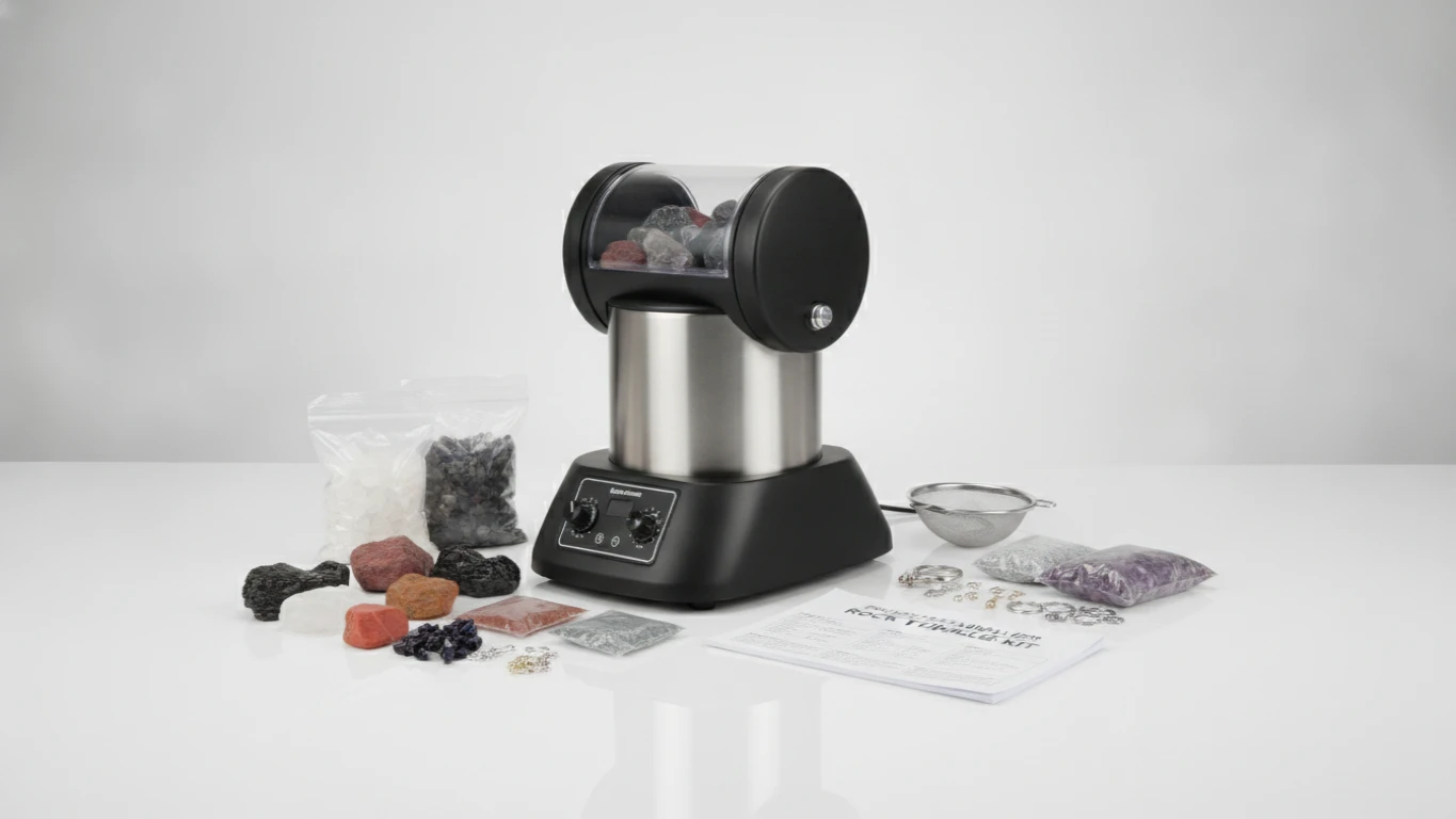 Professional Grade Rock Tumbler Science Kit