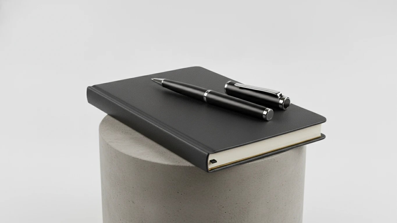 Professional Hardcover Notebook and Pen Set