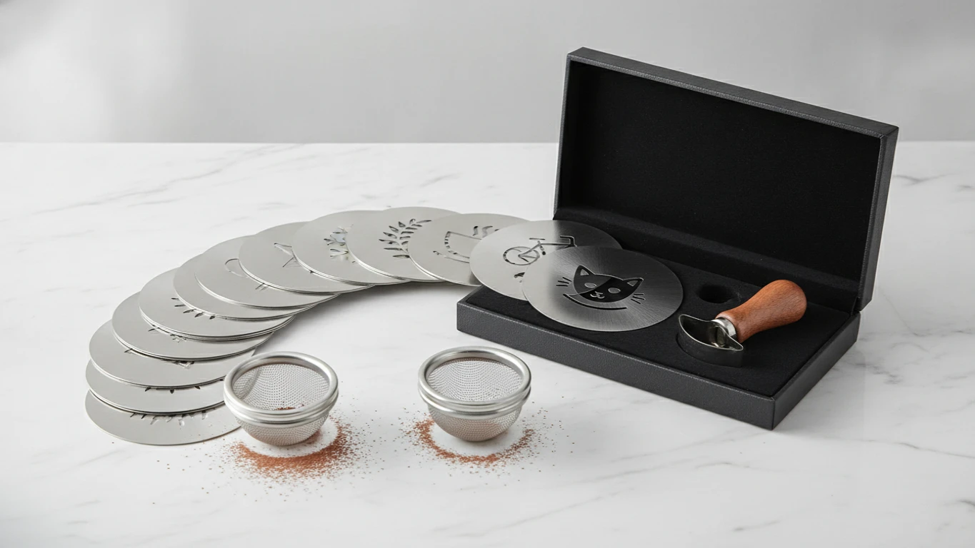 Professional Latte Art Stencil Kit