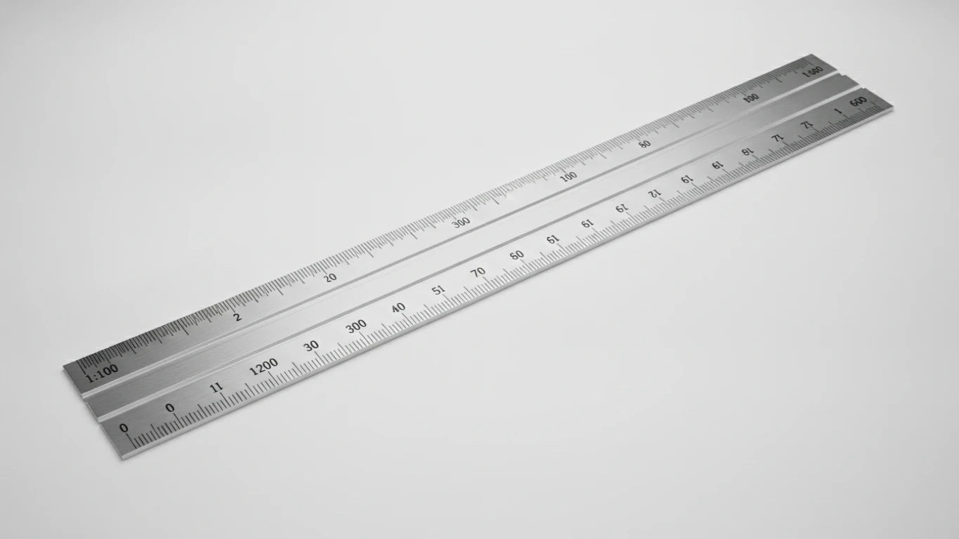 Professional Metal Scale Ruler