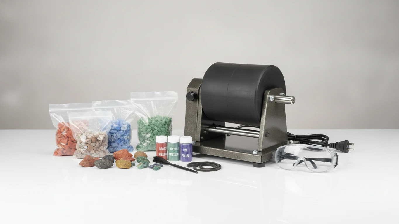 Professional Rock Tumbler Kit