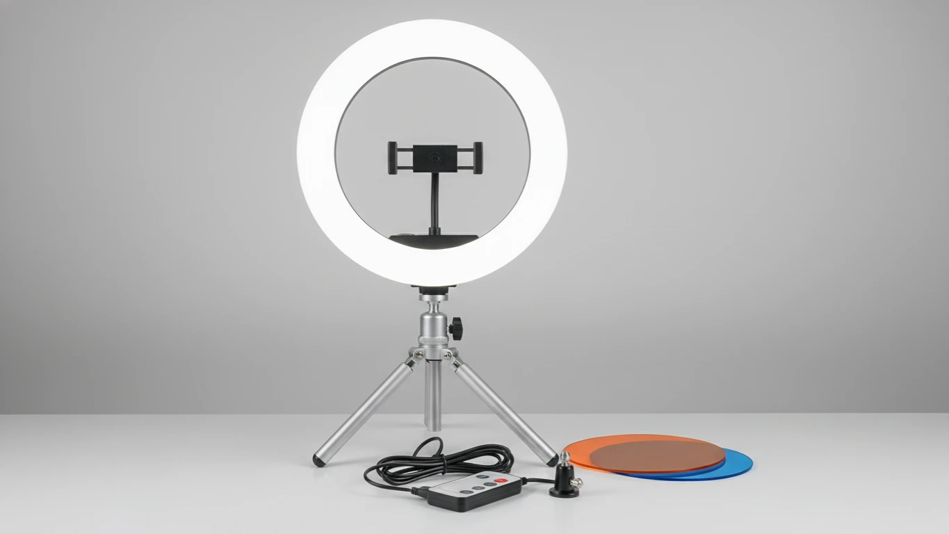 Professional Tabletop Ring Light Kit