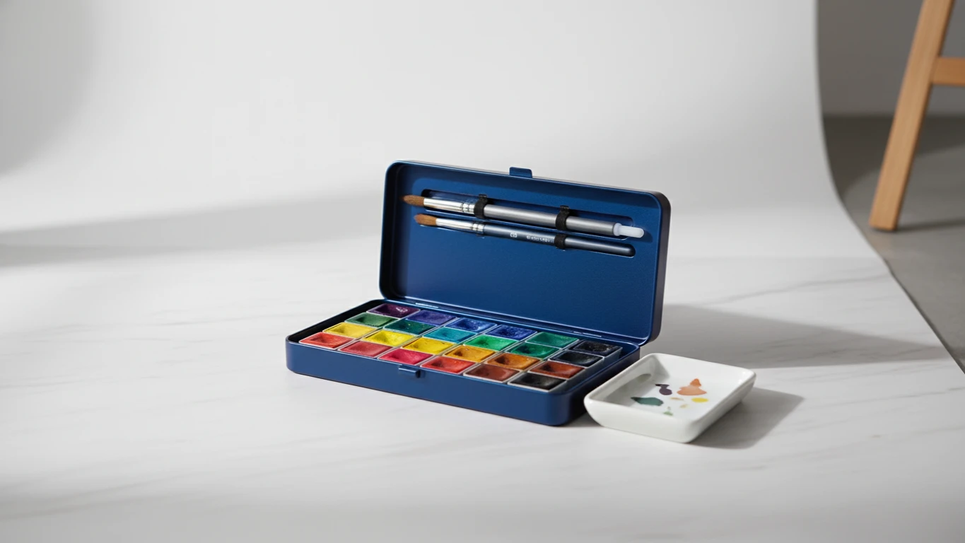 Professional Watercolor Travel Set