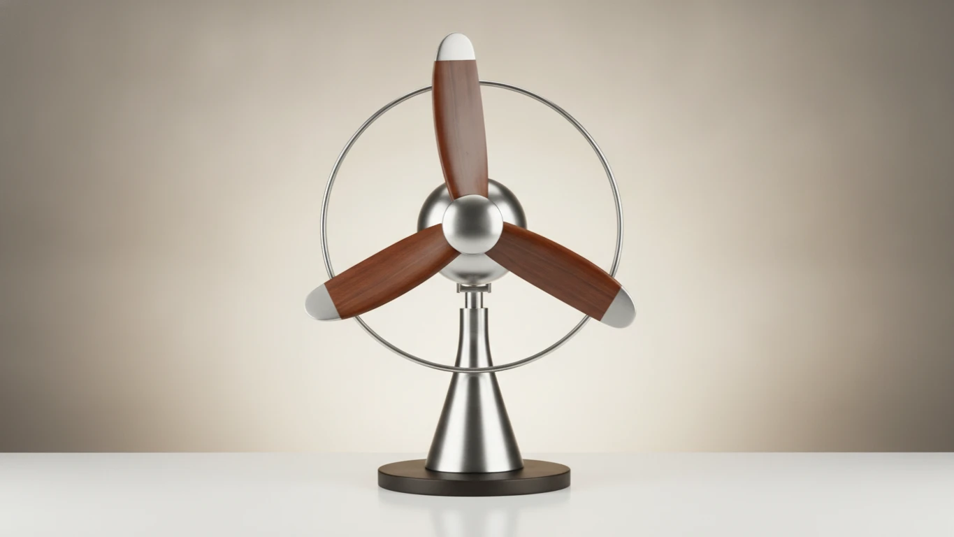 Propeller-Inspired Desk Fan