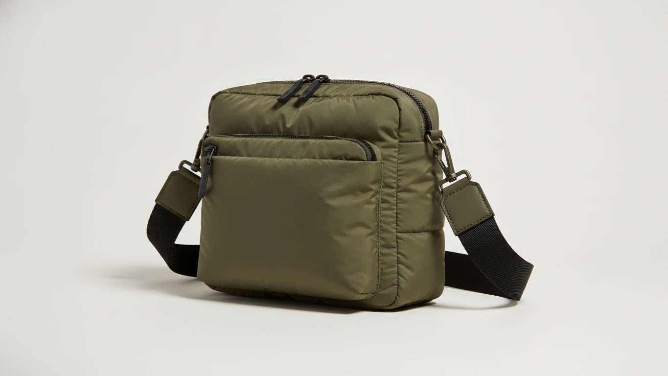 Puffy Water-Resistant Crossbody Bag