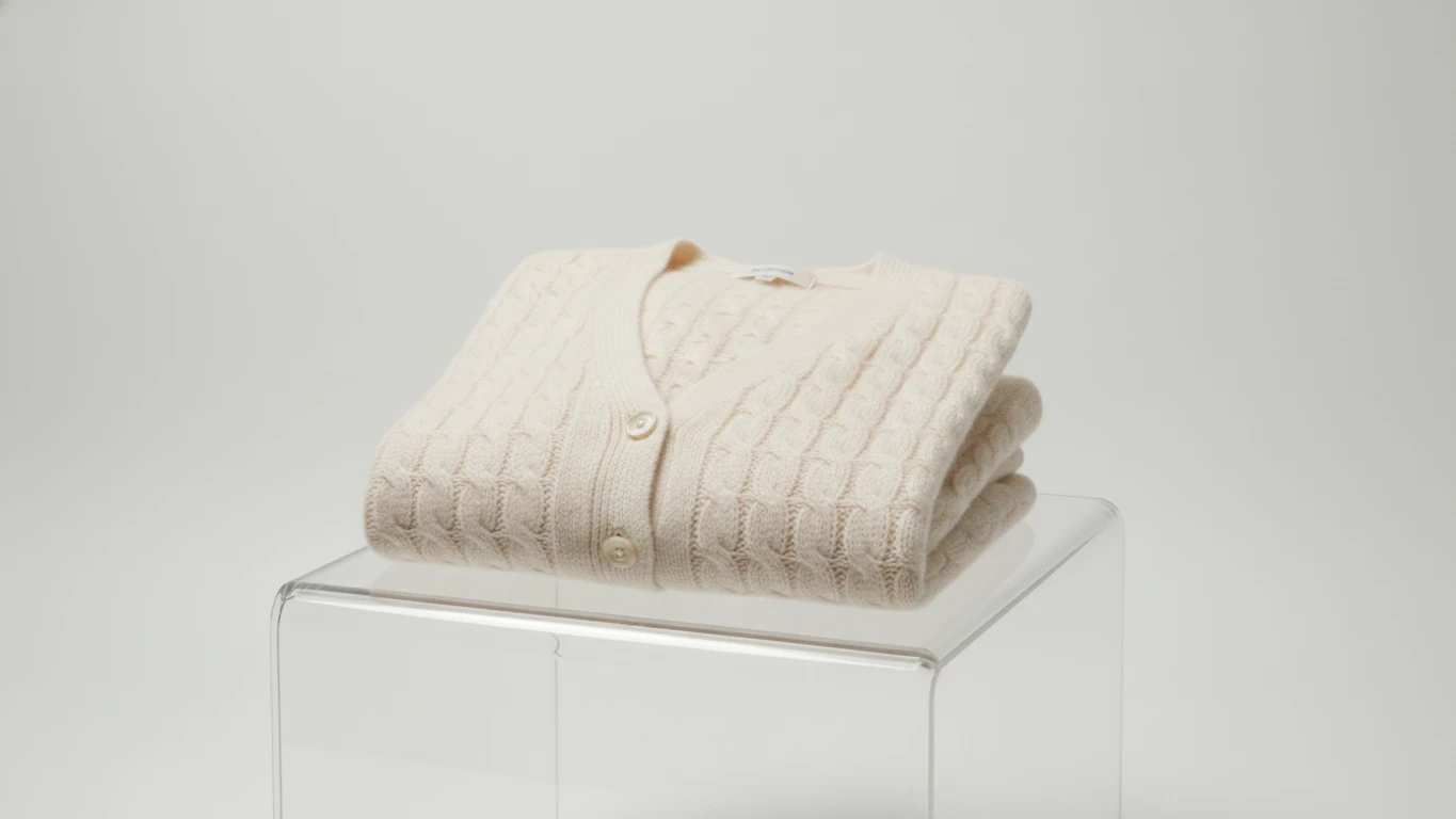 Pure Cashmere Button-Down Cardigan
