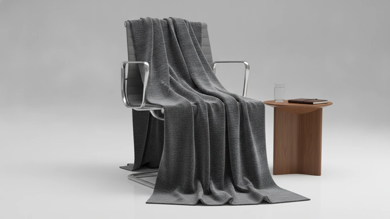 Pure Cashmere Office Throw Blanket