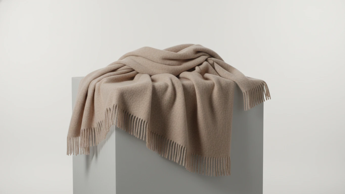 Pure Cashmere Oversized Blanket Scarf