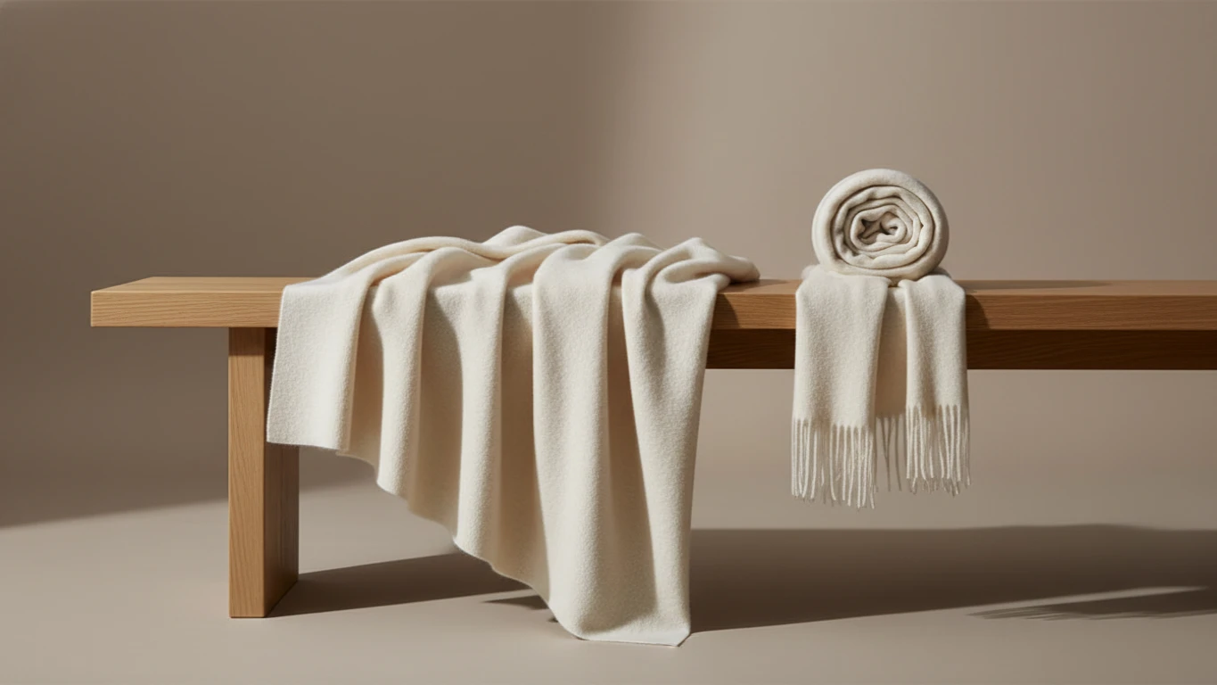 Pure Cashmere Travel Wrap and Scarf