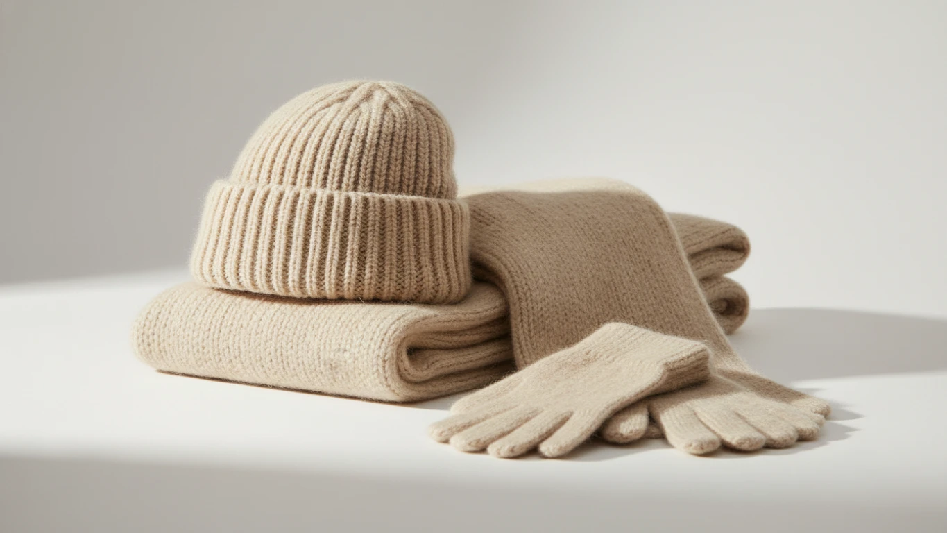 Pure Cashmere Winter Accessory Set