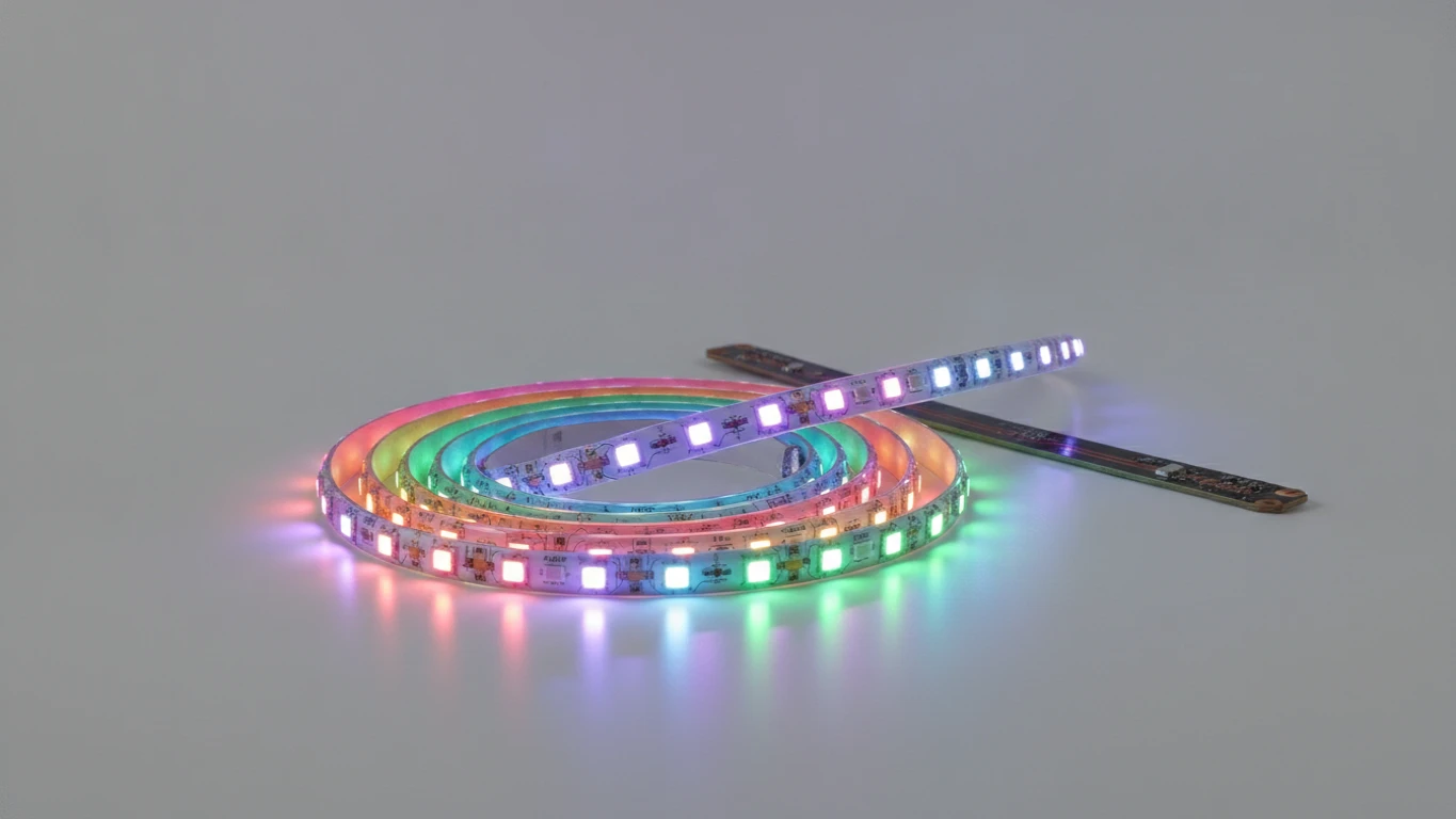 RGB Color-Changing LED Strip Lights