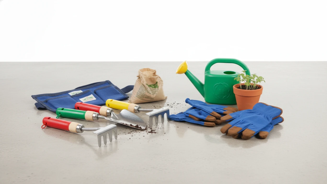 Real-Tool Gardening Kit for Toddlers