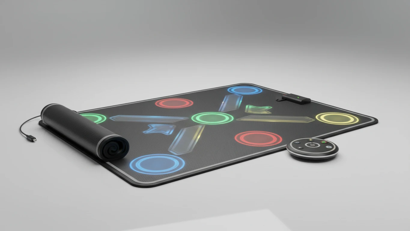 Rechargeable Interactive Light-Up Dance Mat