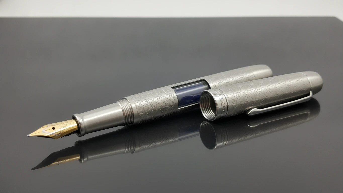 Refillable Engraved Fountain Pen