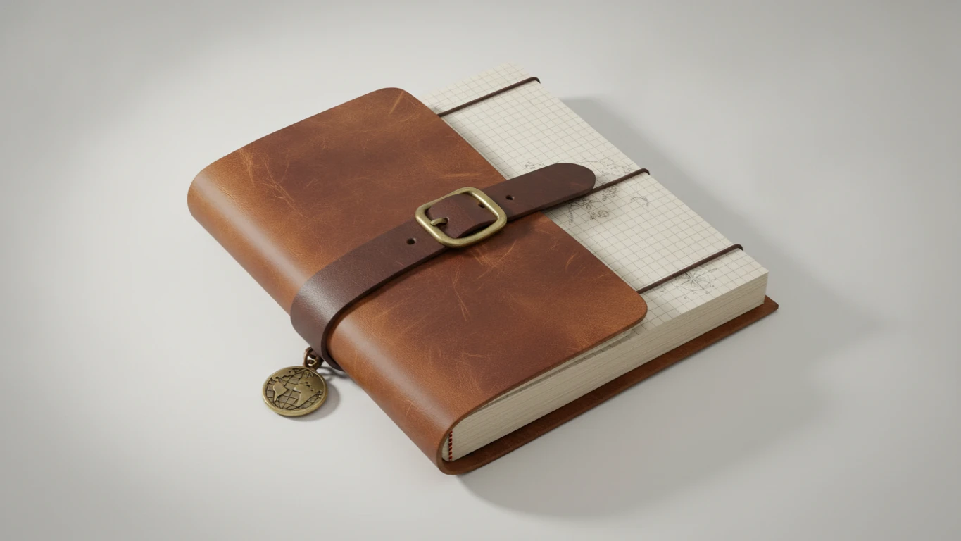 Refillable Leather Travel Journal