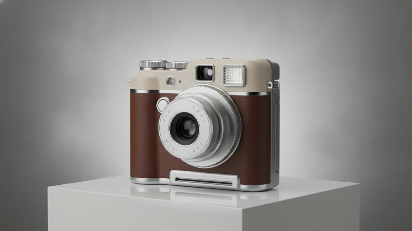 Retro Hybrid Instant Camera