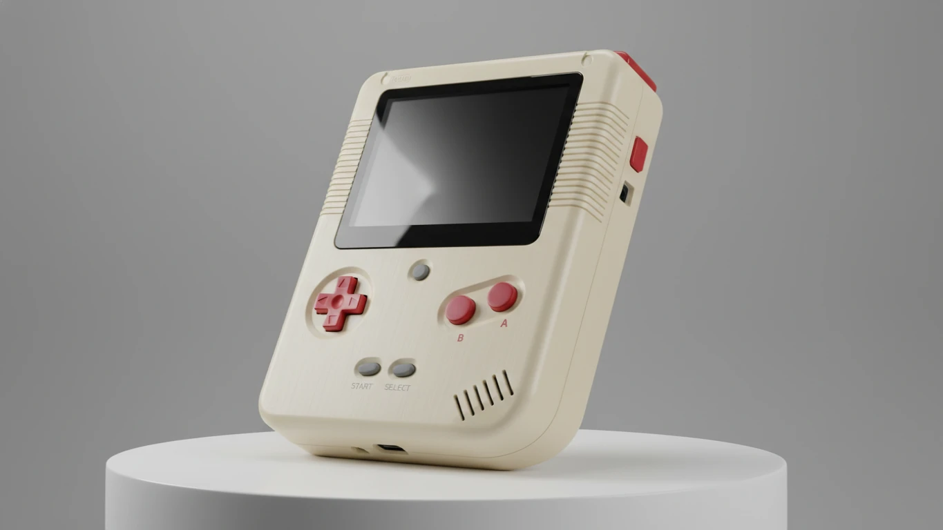 Retro-Inspired Portable Handheld Game Console