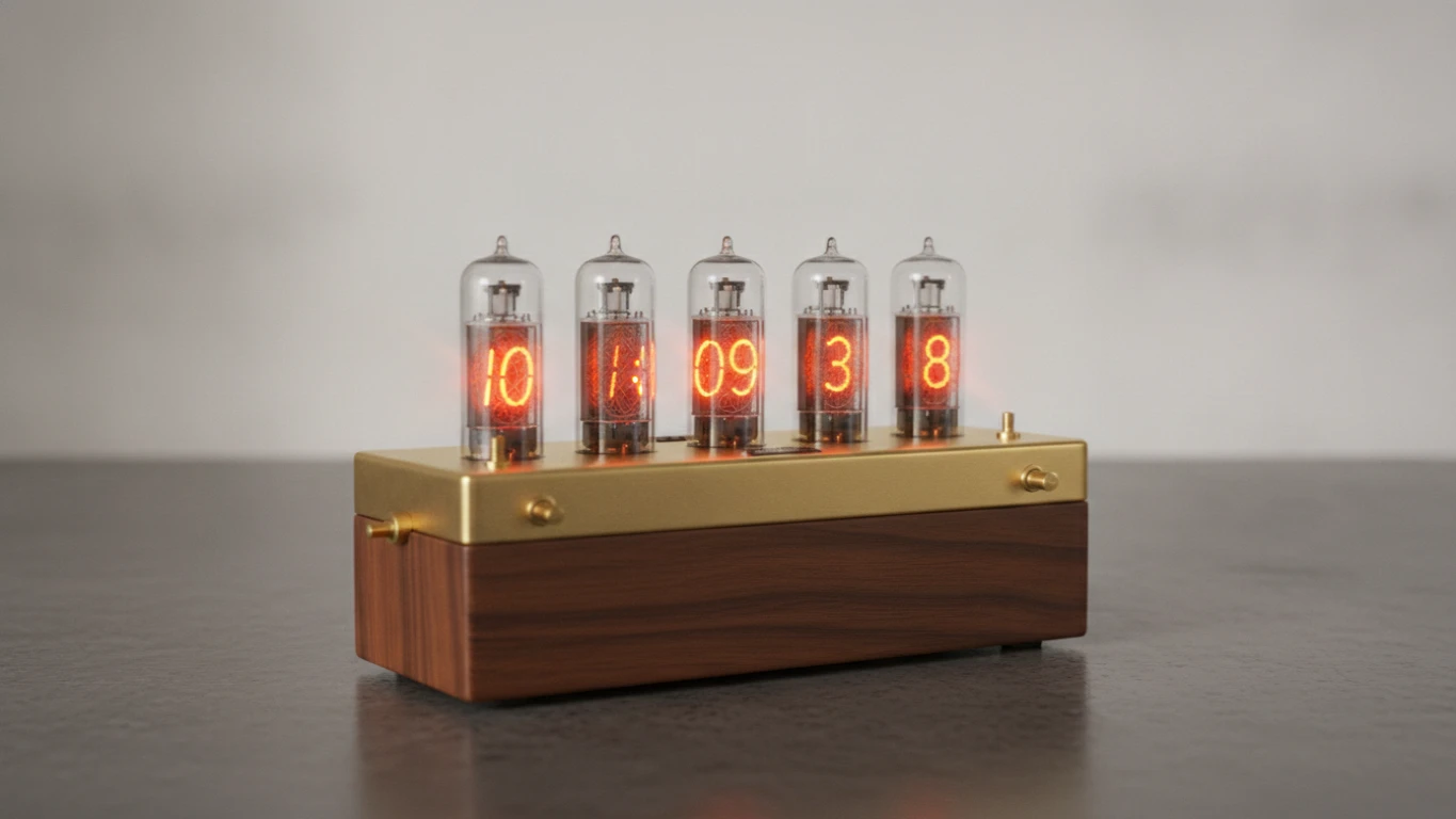 Retro Nixie-Style Tube Clock