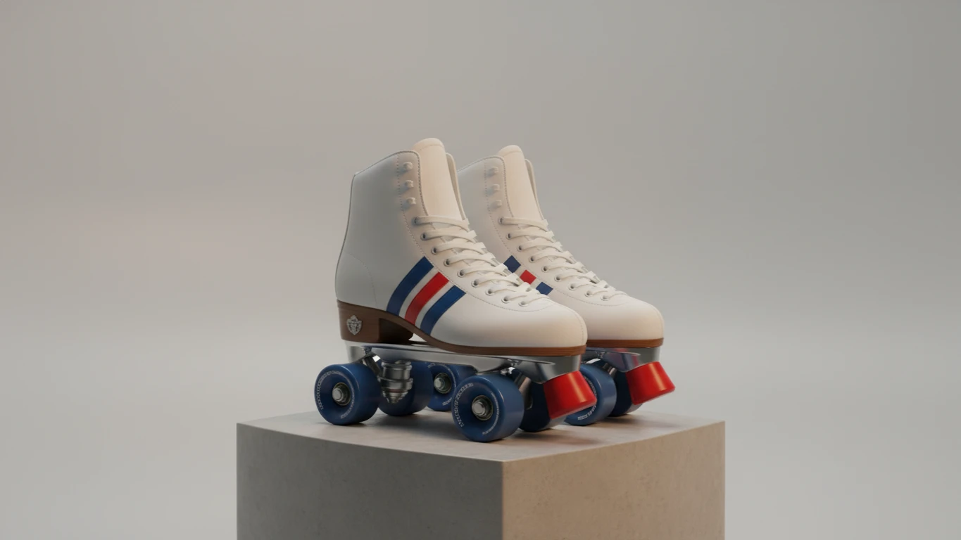 Retro Quad Roller Skates
