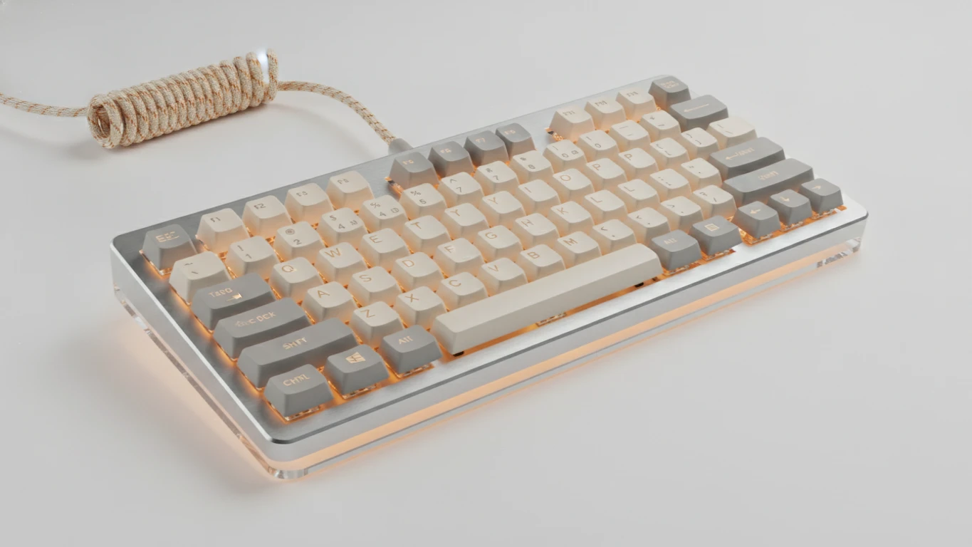 Retro-Style Backlit Mechanical Keyboard
