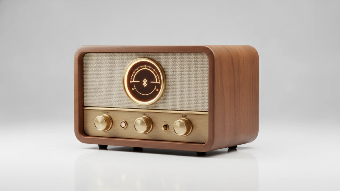 Retro-Style Bluetooth Audio Station