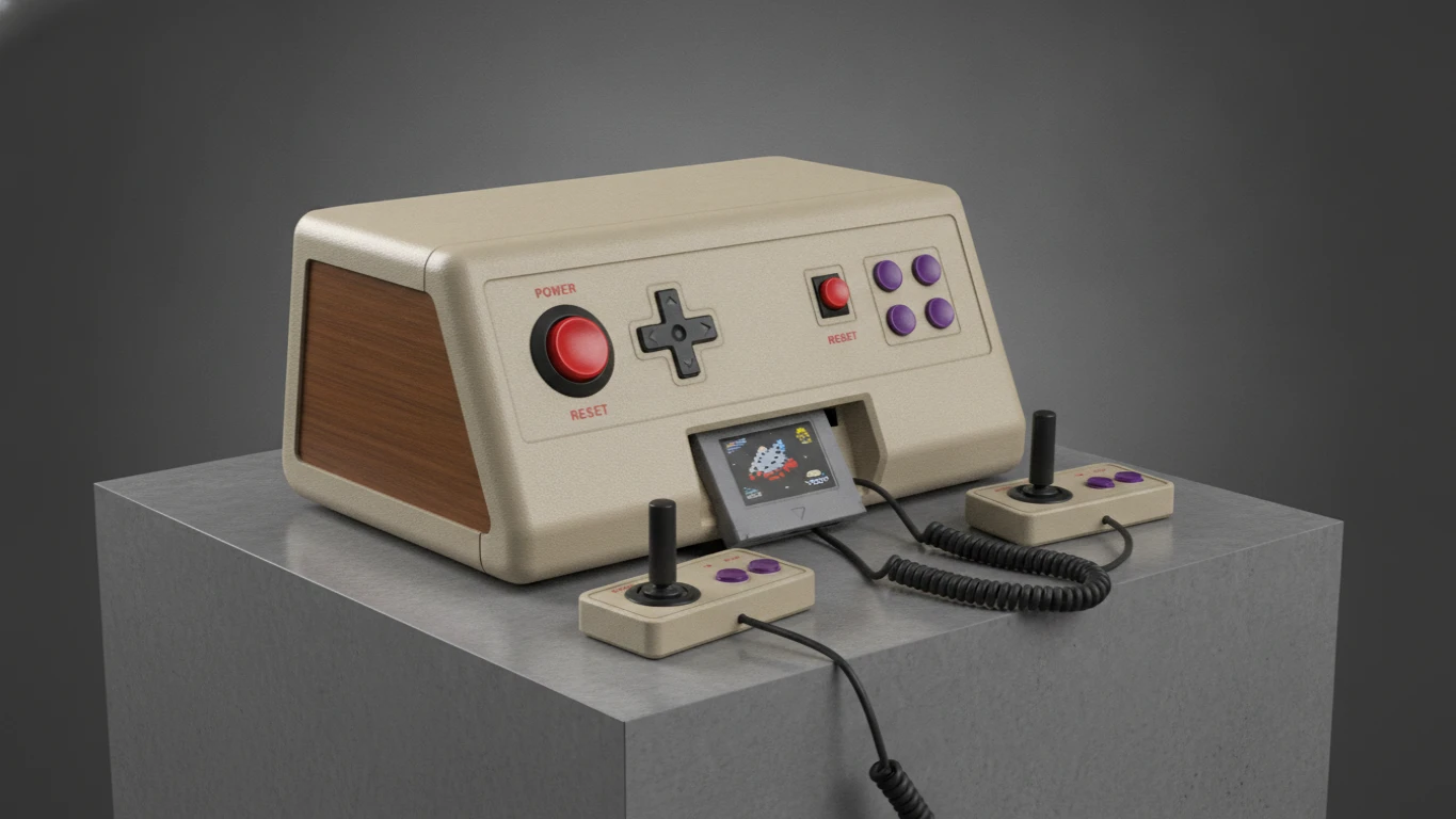 Retro-Style Desktop Game Console