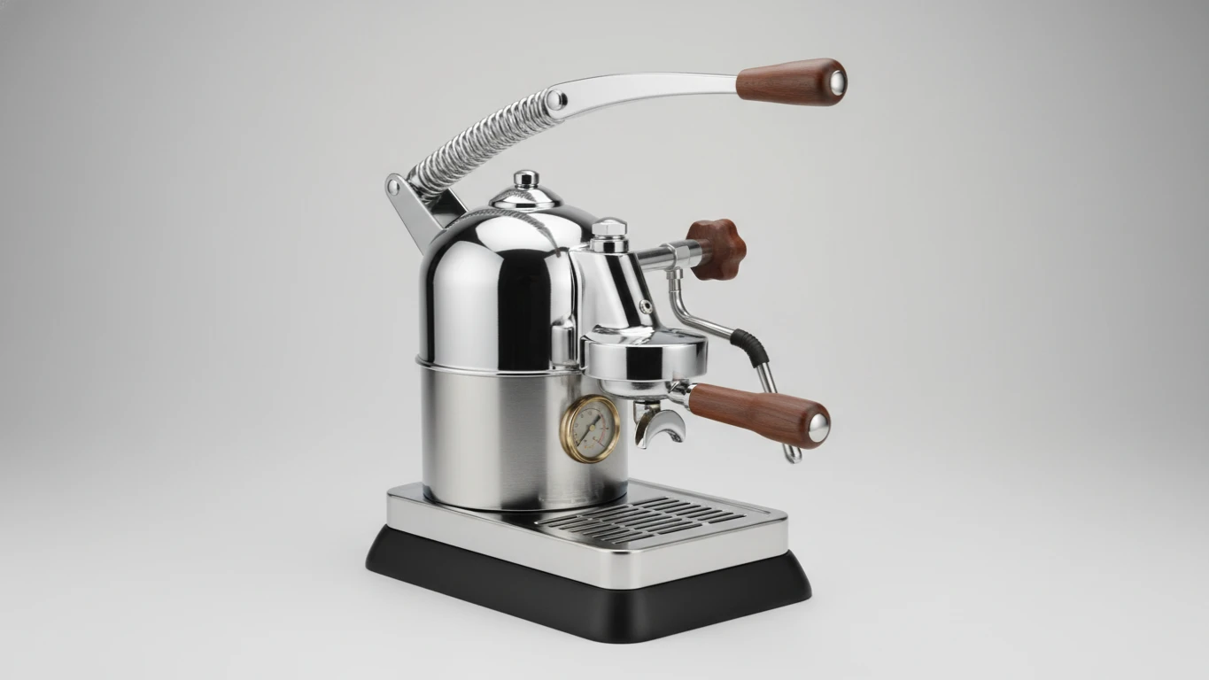 Retro-Style Manual Espresso Machine