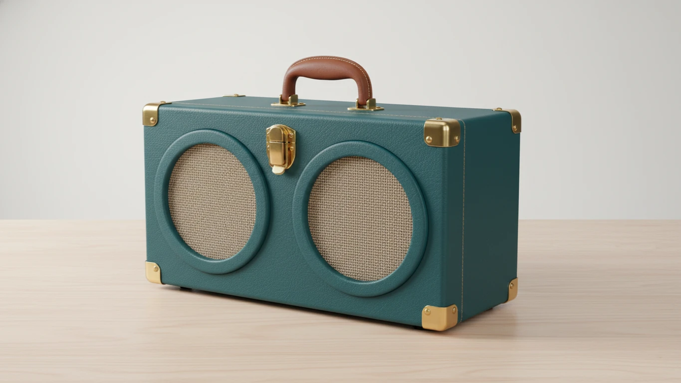 Retro-Style Suitcase Record Player