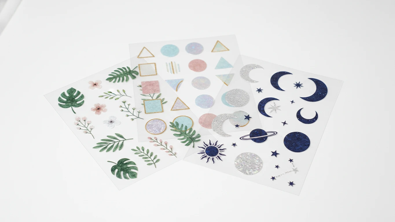 Reusable Aesthetic Sticker Set