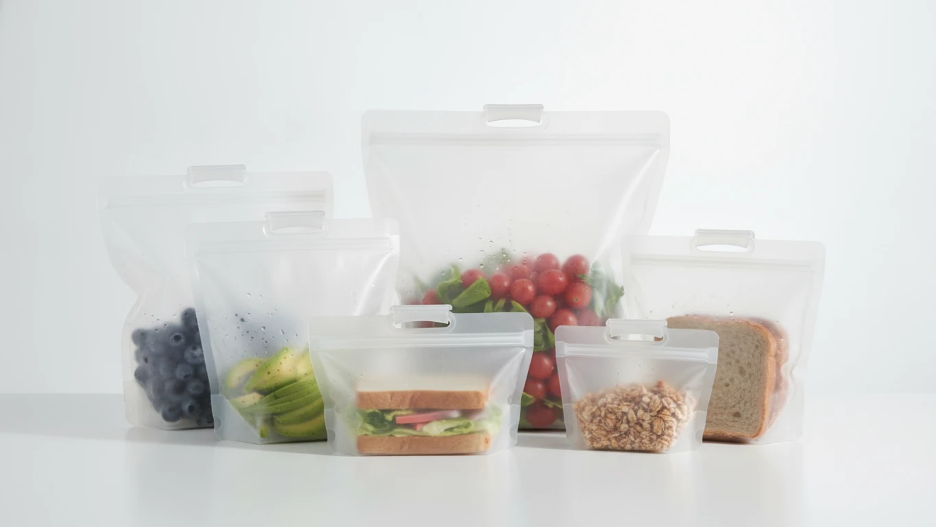 Reusable Silicone Food Storage Bags