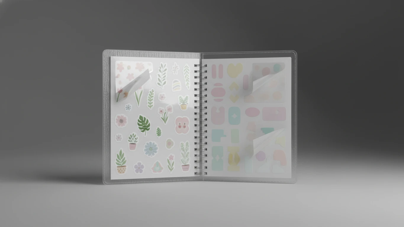 Reusable Vinyl Sticker Book