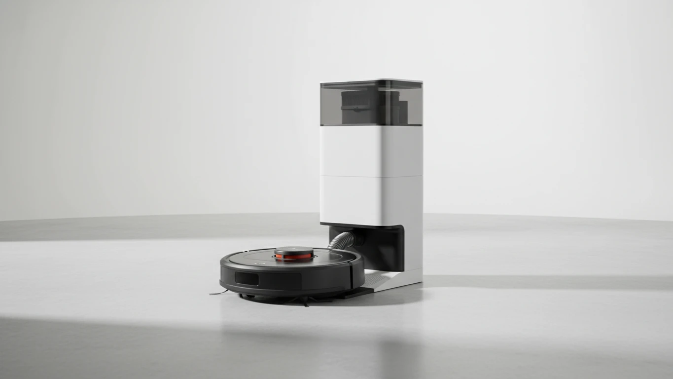 Robotic Vacuum with Self-Emptying Base