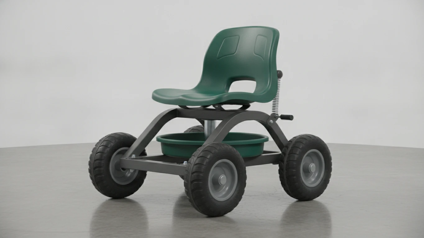 Rolling Ergonomic Garden Workstool