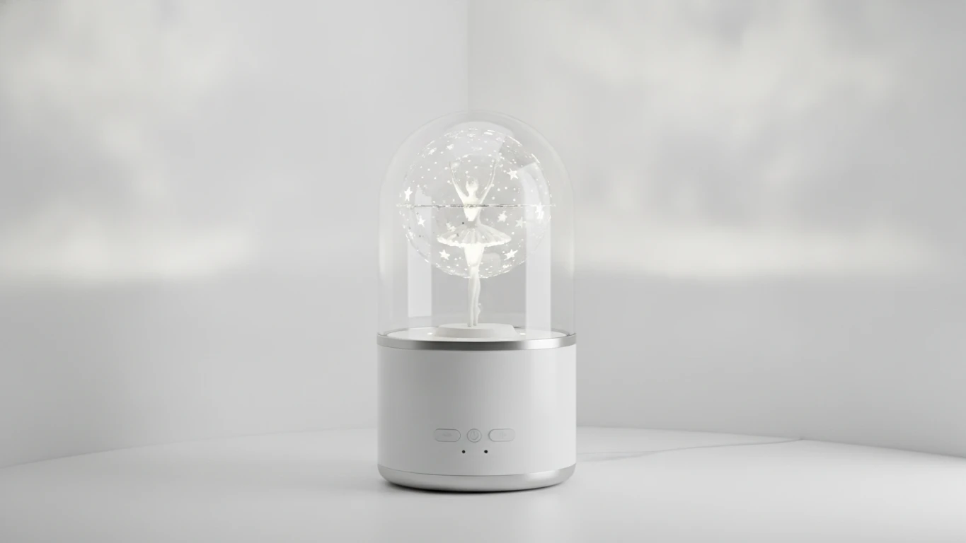 Rotating Ballerina Star Projector