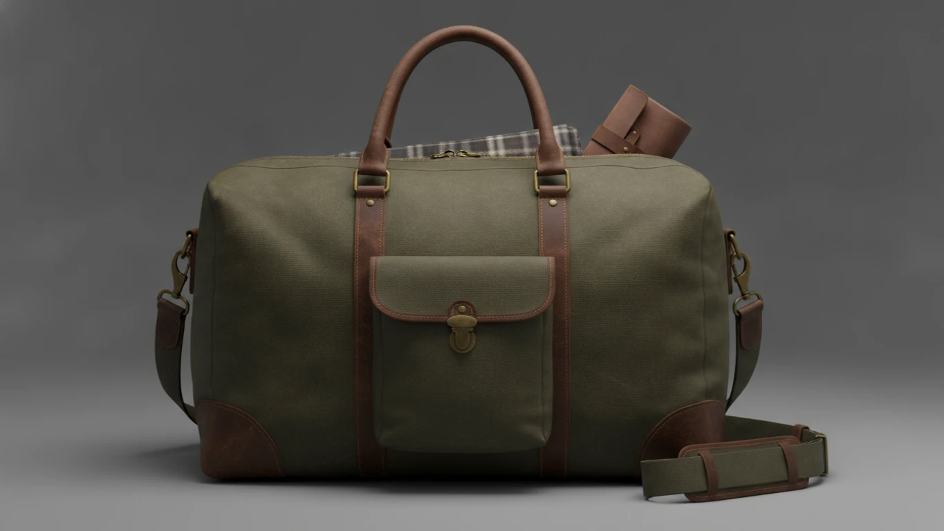 Rugged Canvas Weekender Bag