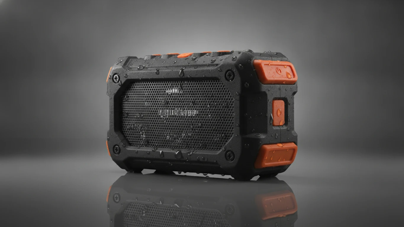 Rugged IPX7 Waterproof Wireless Speaker