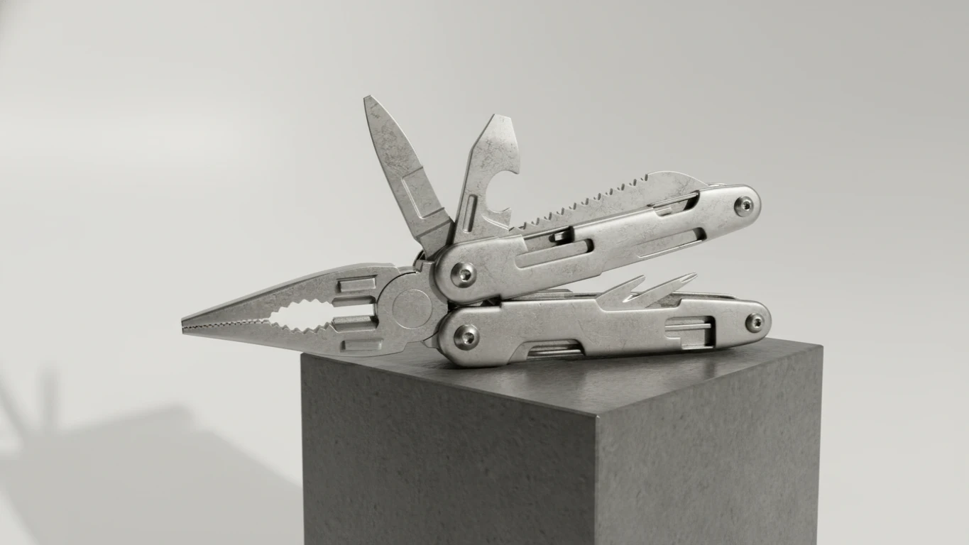 Rugged Stainless Steel Multi-Tool