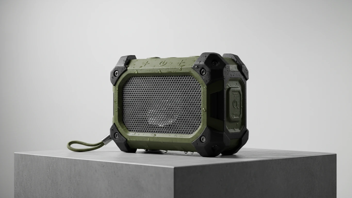 Rugged Waterproof Bluetooth Speaker
